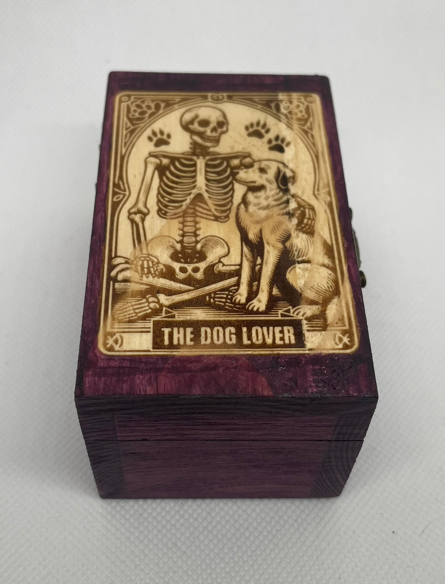 The Dog Lover in Purple