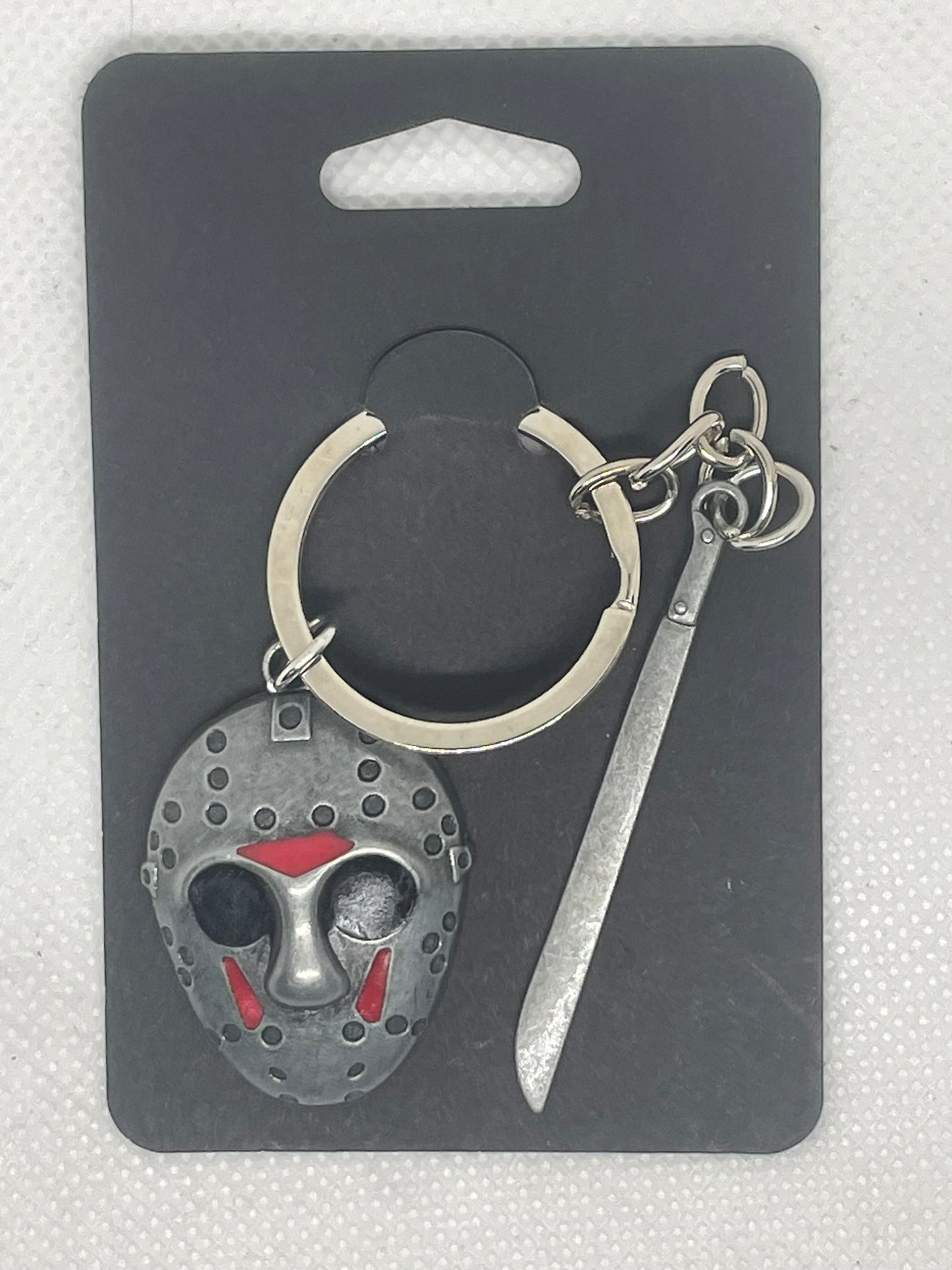 Jason Machete Silver Keychain