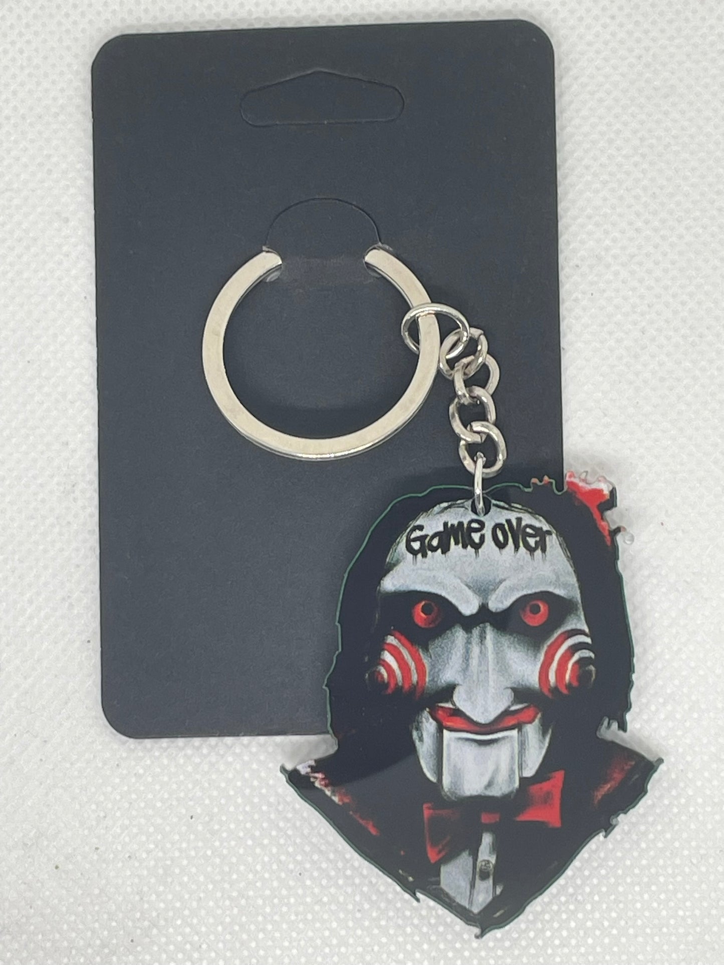 Jigsaw Game Over Keychain