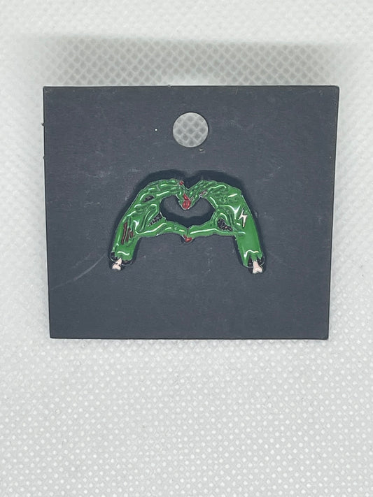 Zombie Heart Pin