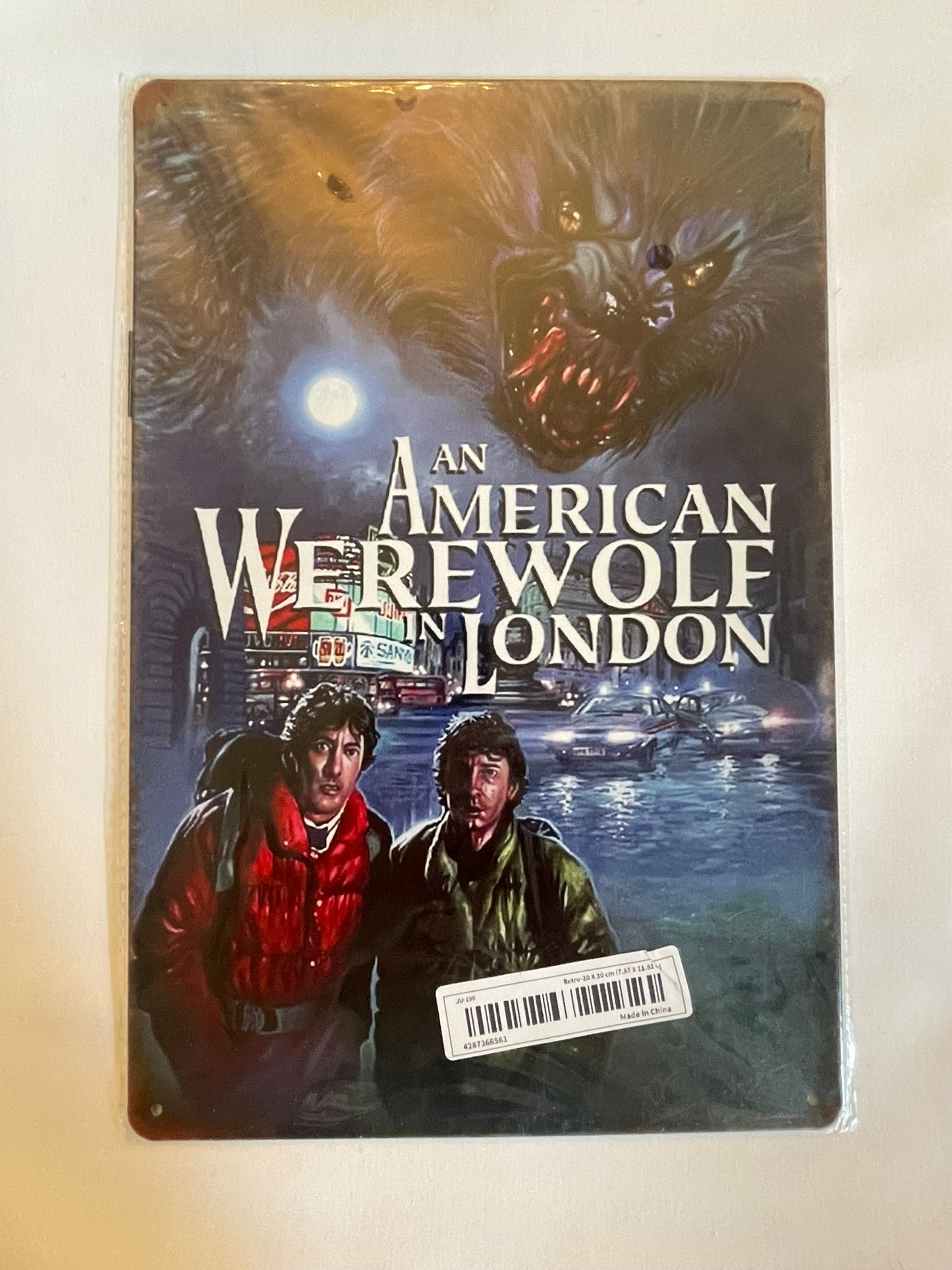 An American Werewolf in London Tin Sign