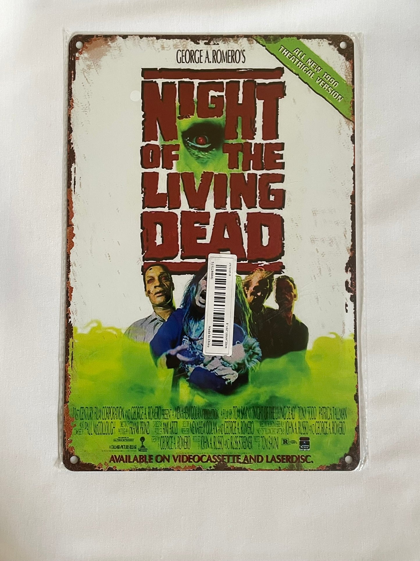 Night of the Living Dead Tin Sign