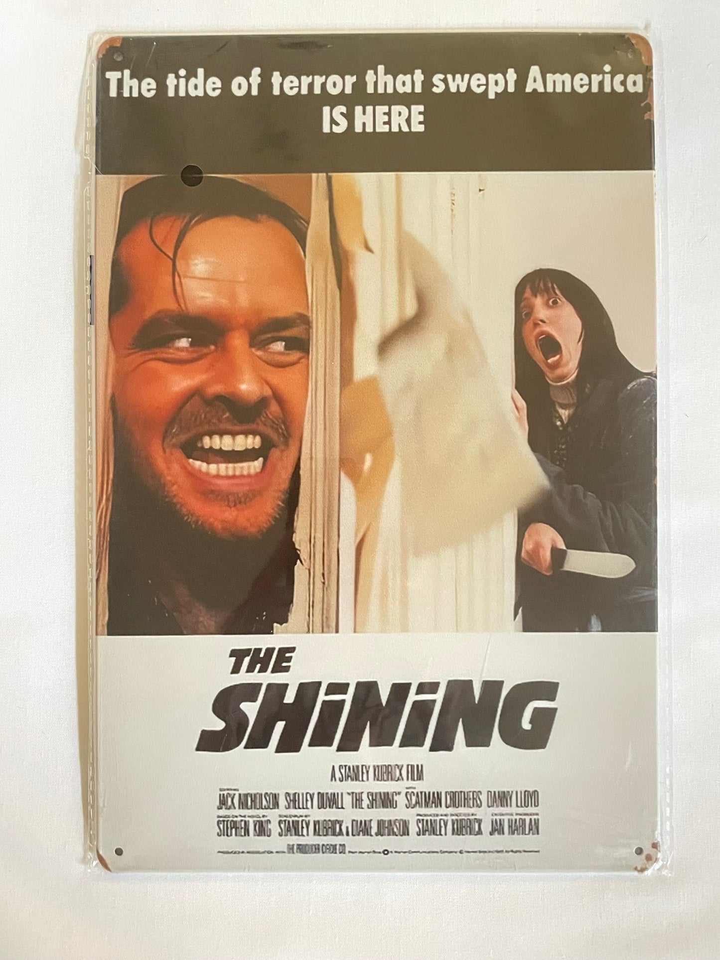 The Shining Tin Sign