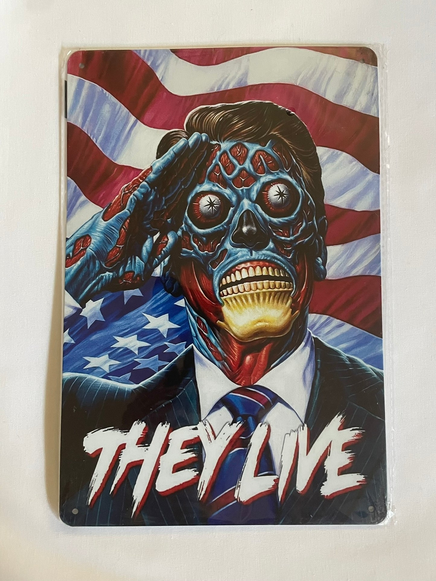 They Live Tin Sign