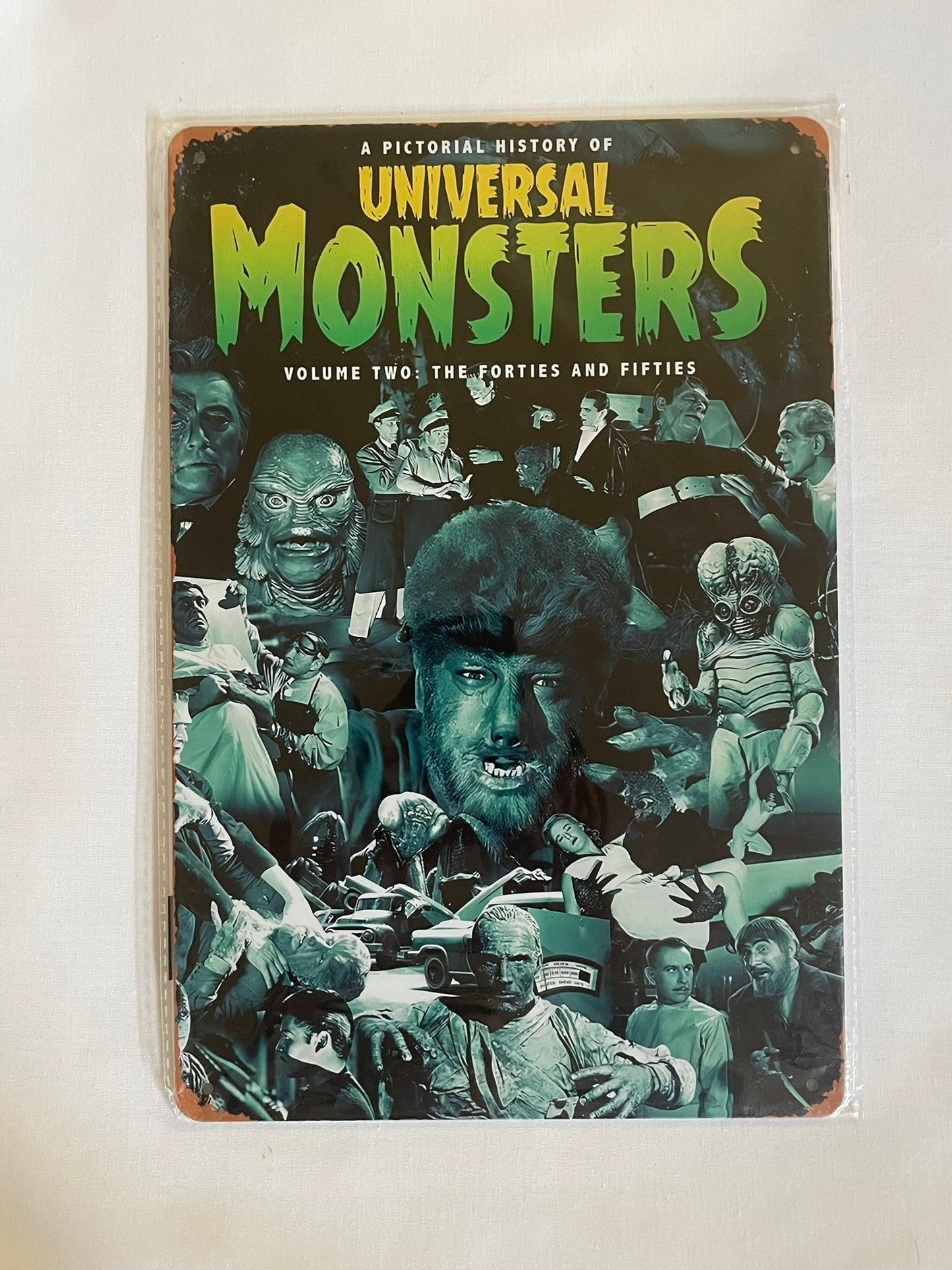 Universal Monsters Tin Sign