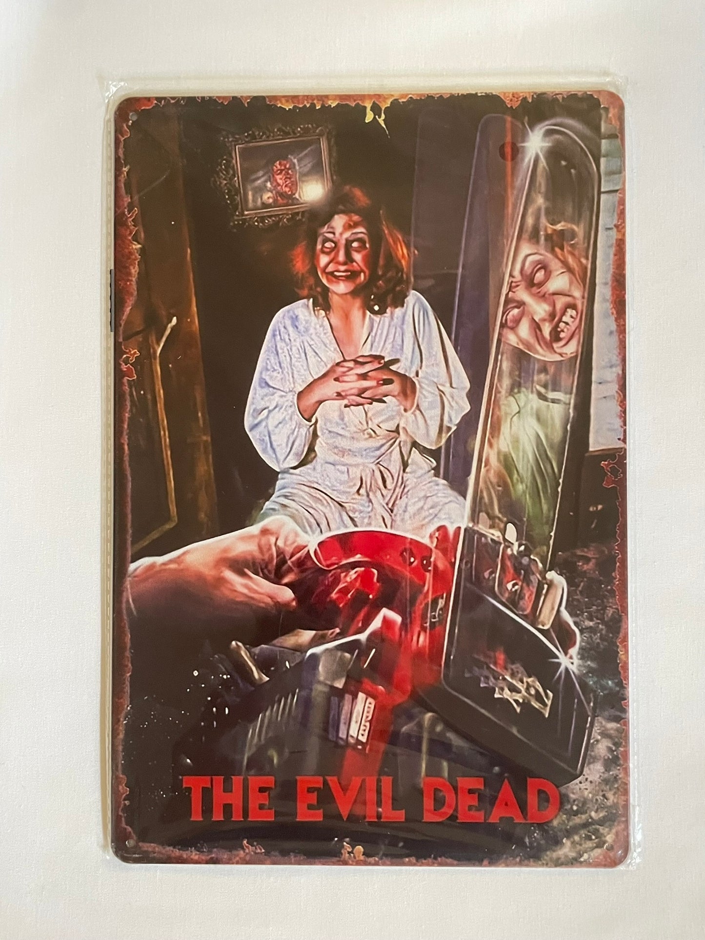 The Evil Dead Tin Sign