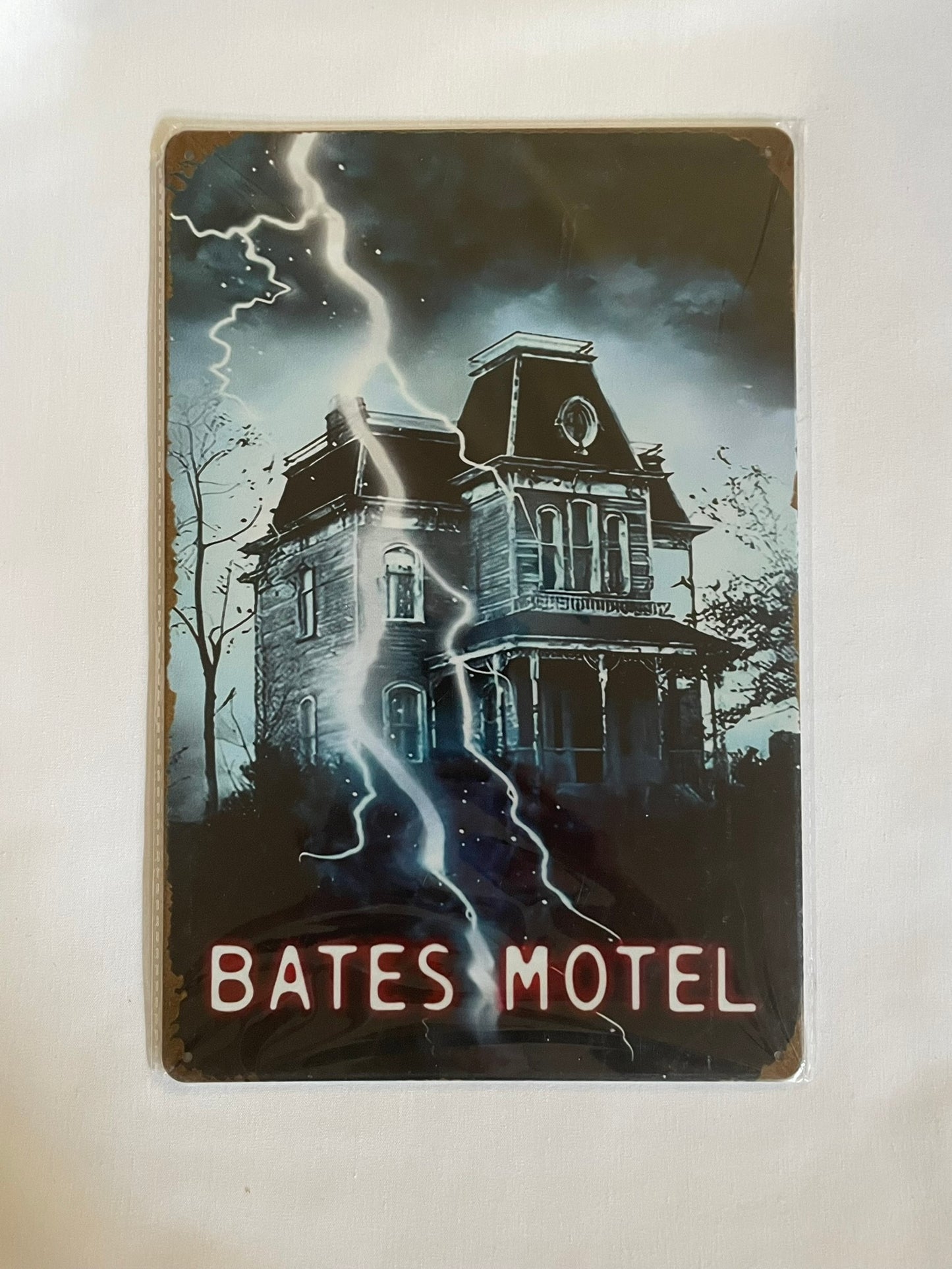 Bates Motel Tin Sign