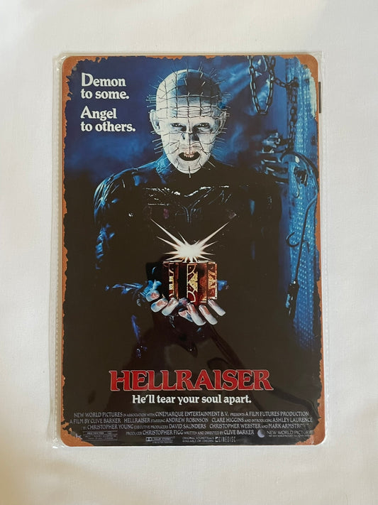 Hellraiser Tin Sign