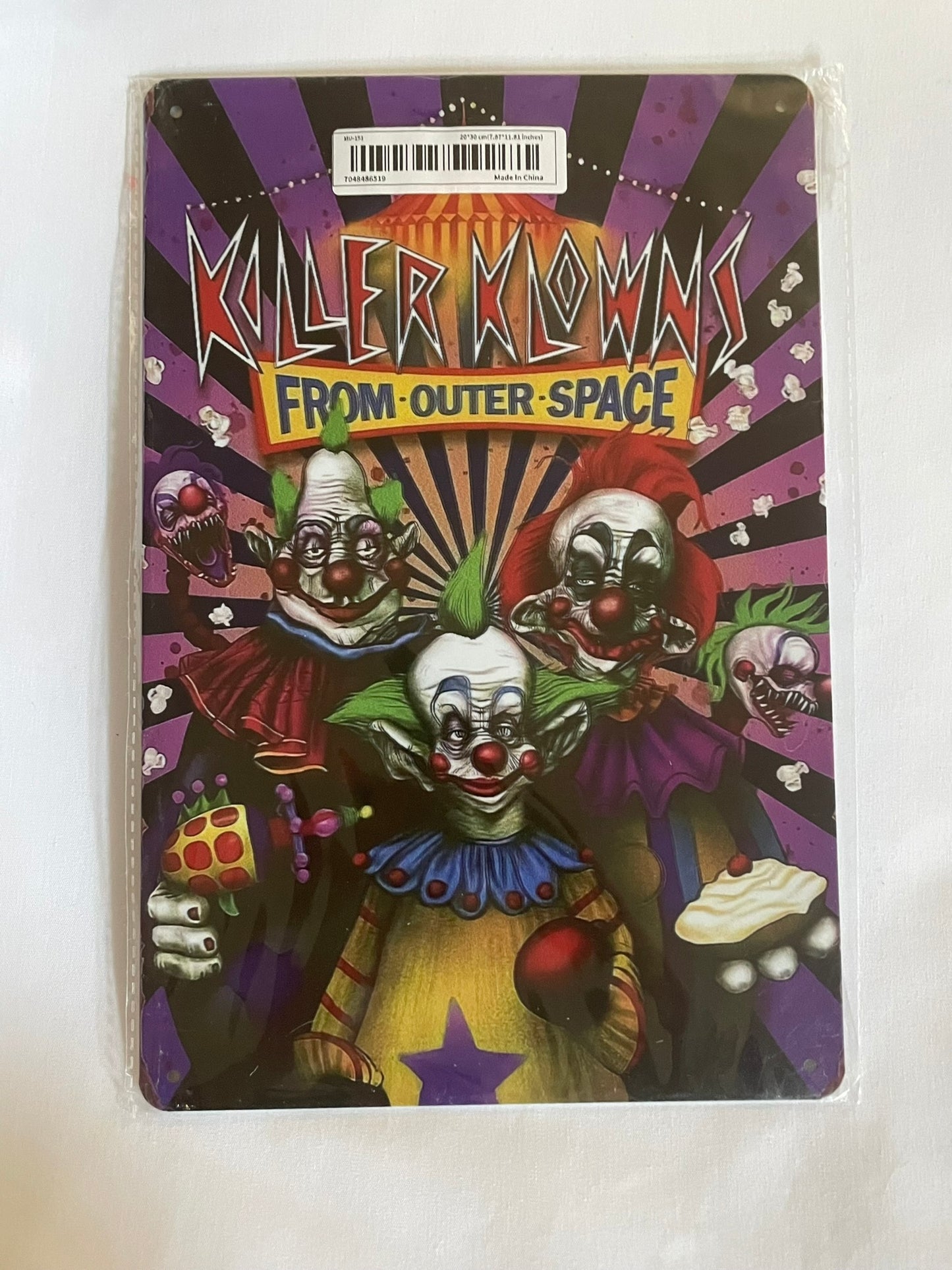 Killer Klowns From Outer Space Sign