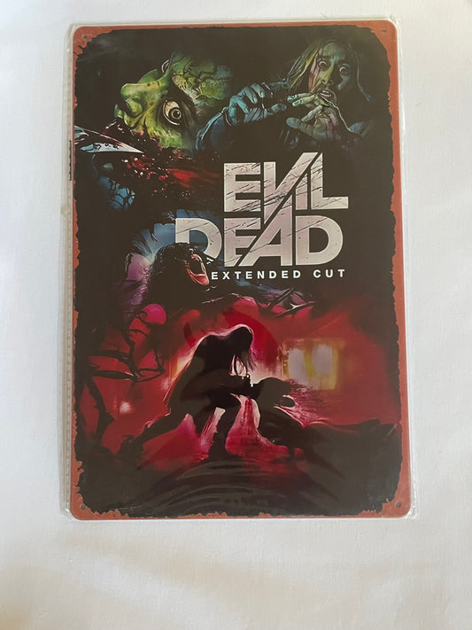 The Evil Dead Tin Sign