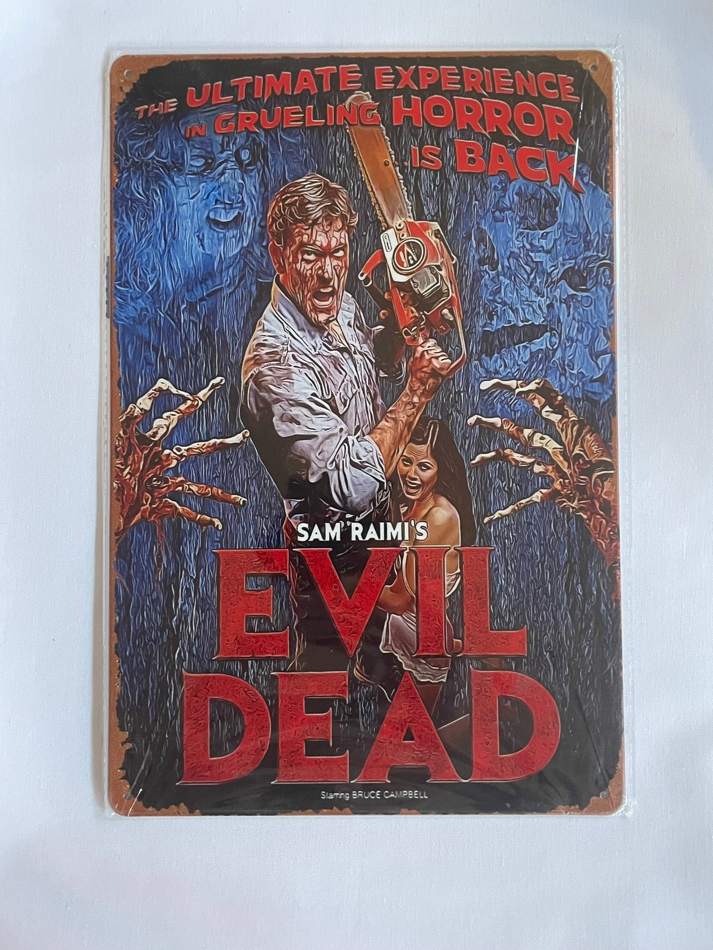 The Evil Dead Tin Sign