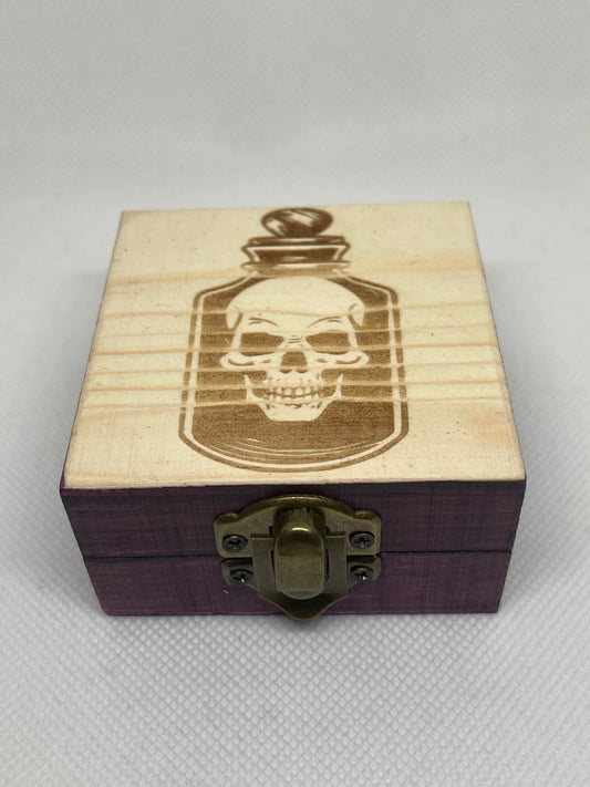 Skull Jar in Purple