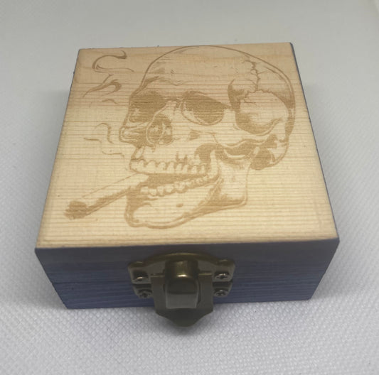 Skull w/ Joint in Violet